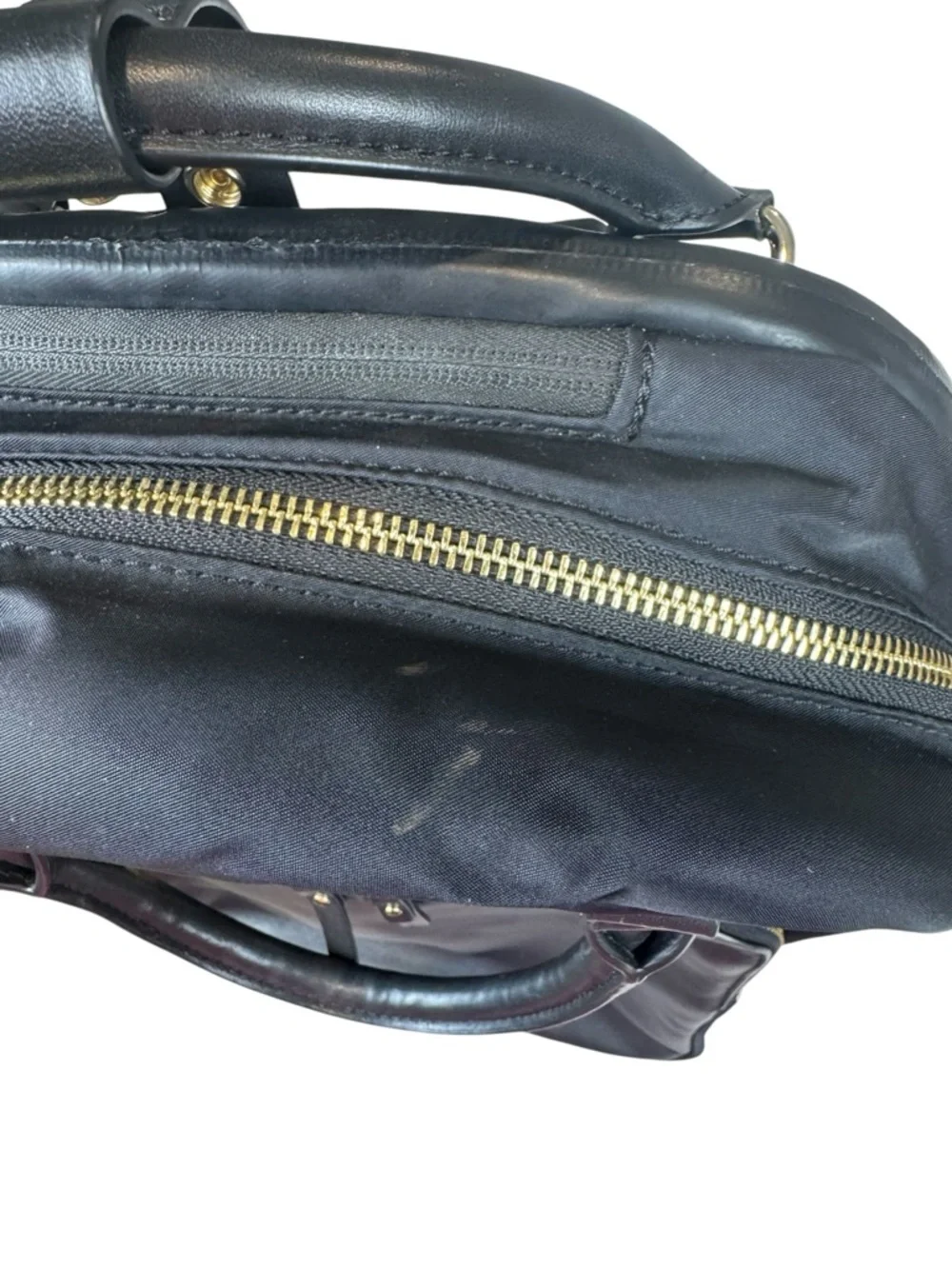 Lo & Sons Original Rowledge Black Nylon & Leather Travel Tote Backpack - Picture 16 of 16